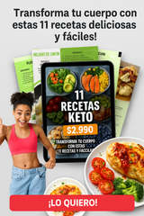 ⭐ 11 Recetas Keto | Ebook para Bajar de Peso Rápido y Saludable - ¡Sólo $2.990!