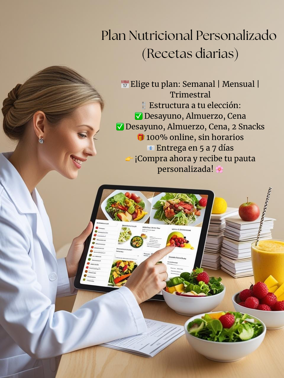 Plan Nutricional Premiun por encuesta+Pauta Alimenticia diaria